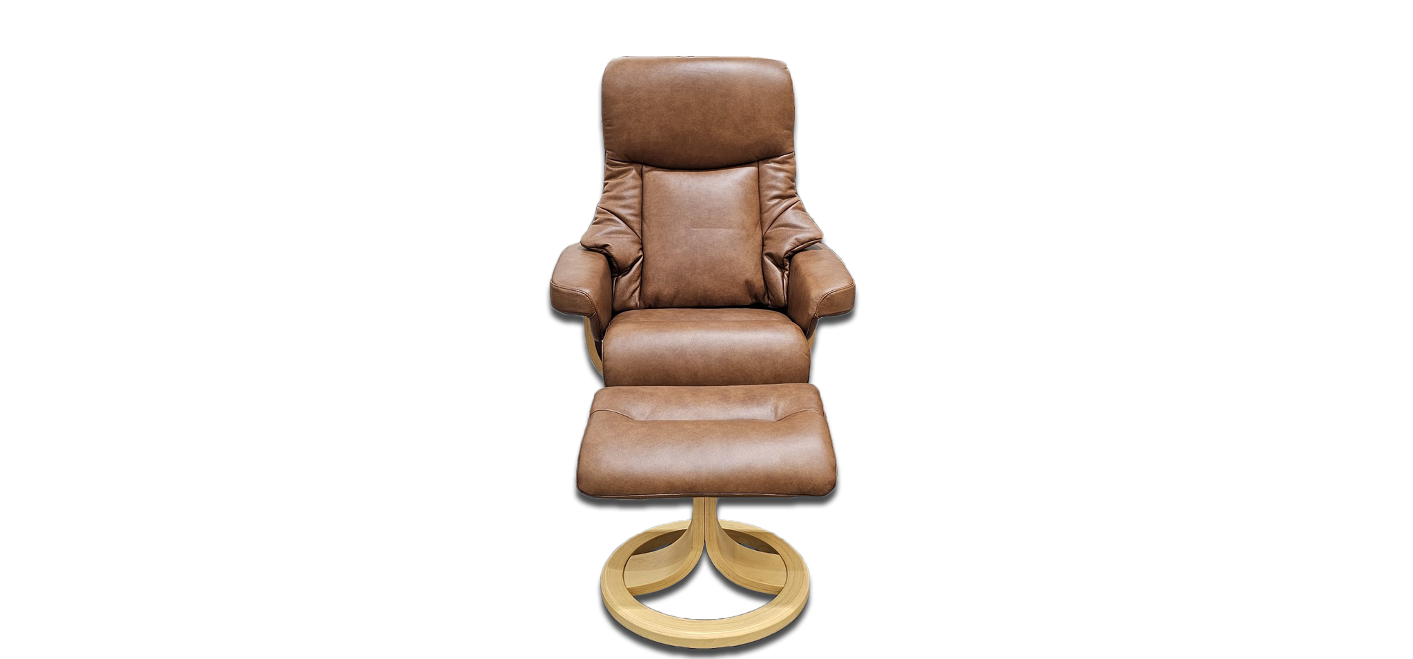 Angelo R-Base Ergonomic Recliner + Footstool Set - Zedere