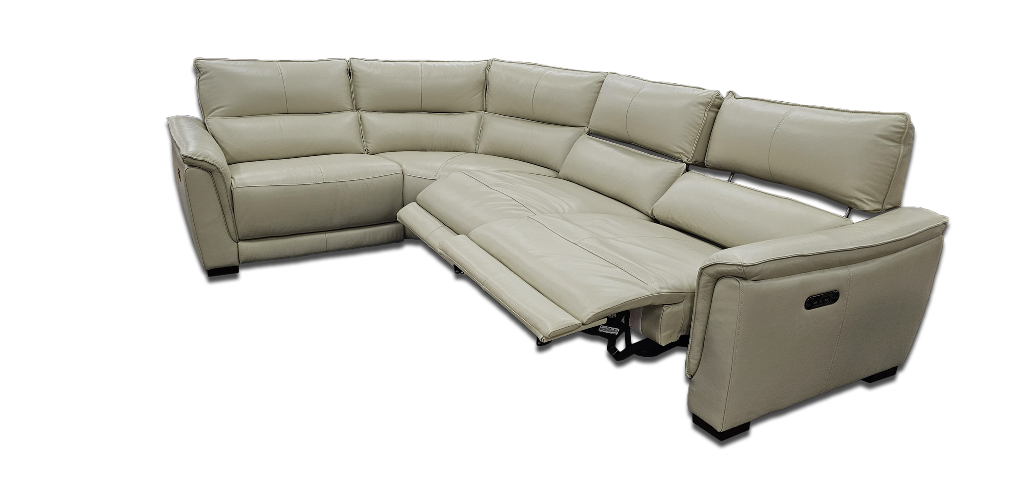Calto Corner Suite with 3 electric lift-up recliners