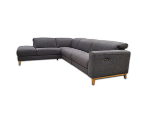 Carlo Corner Chaise with Electric Recliner