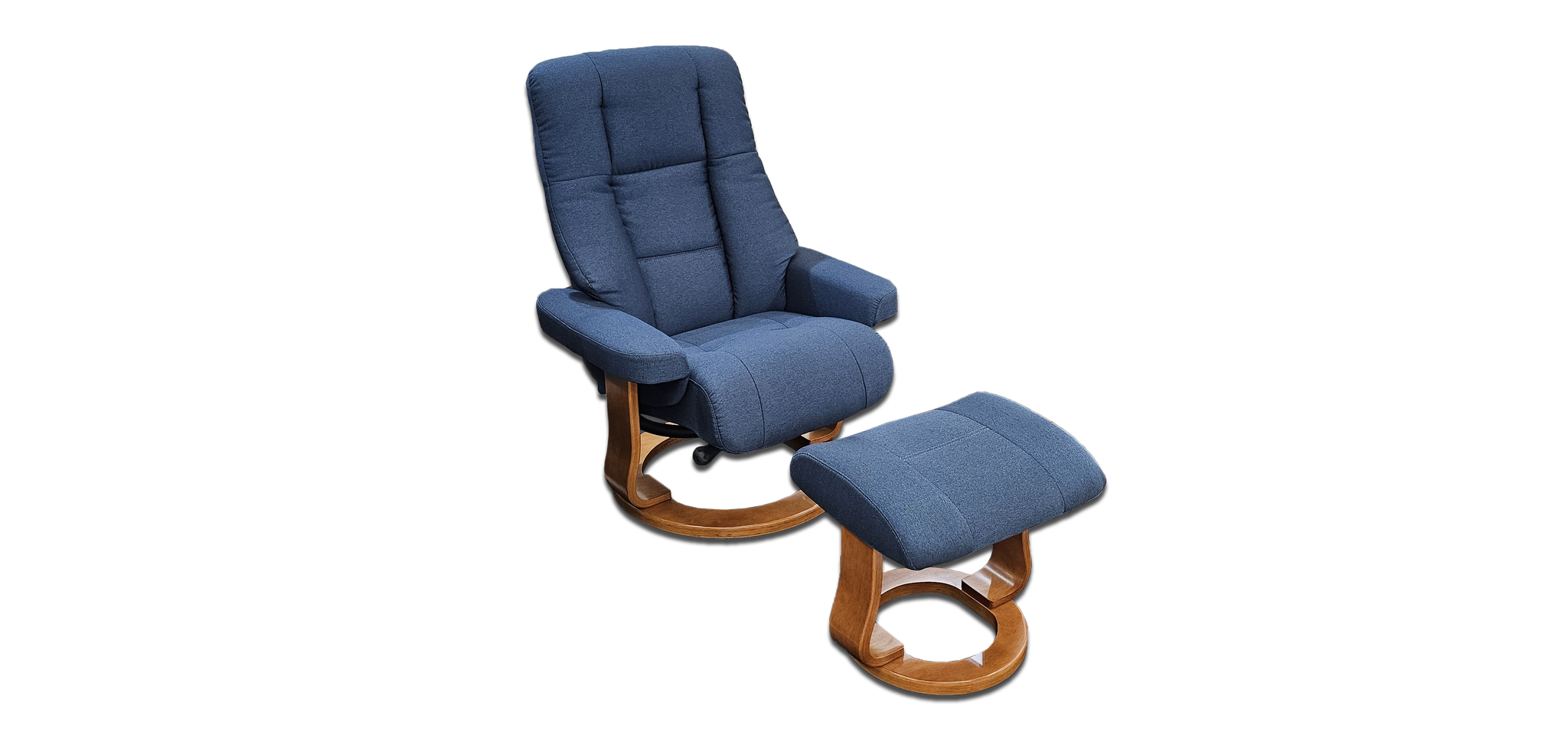 Scania Ergonomic Recliner + Footstool - FABRIC - Zedere
