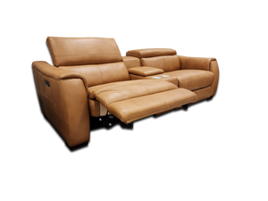 Rapallo 2.5 Seat Recliner + Console (displayed in Premium Leather)